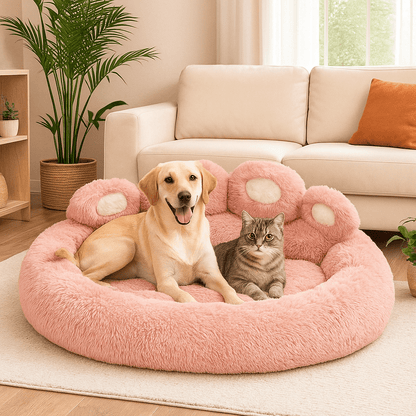 Lit en Peluche Confortable pour Chiens & ChatsPurravia Pet Living Store