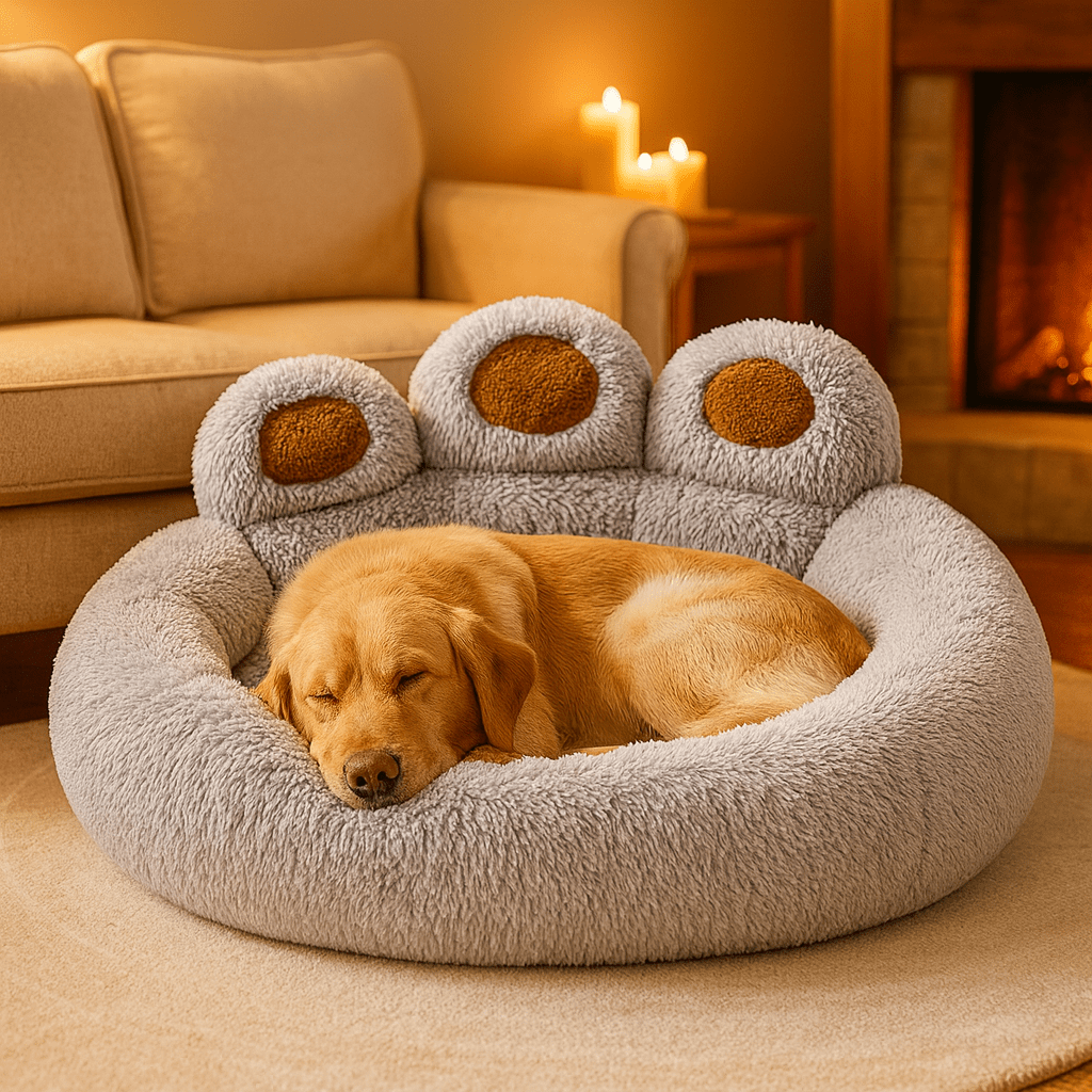 Lit en Peluche Confortable pour Chiens & ChatsPurravia Pet Living Store