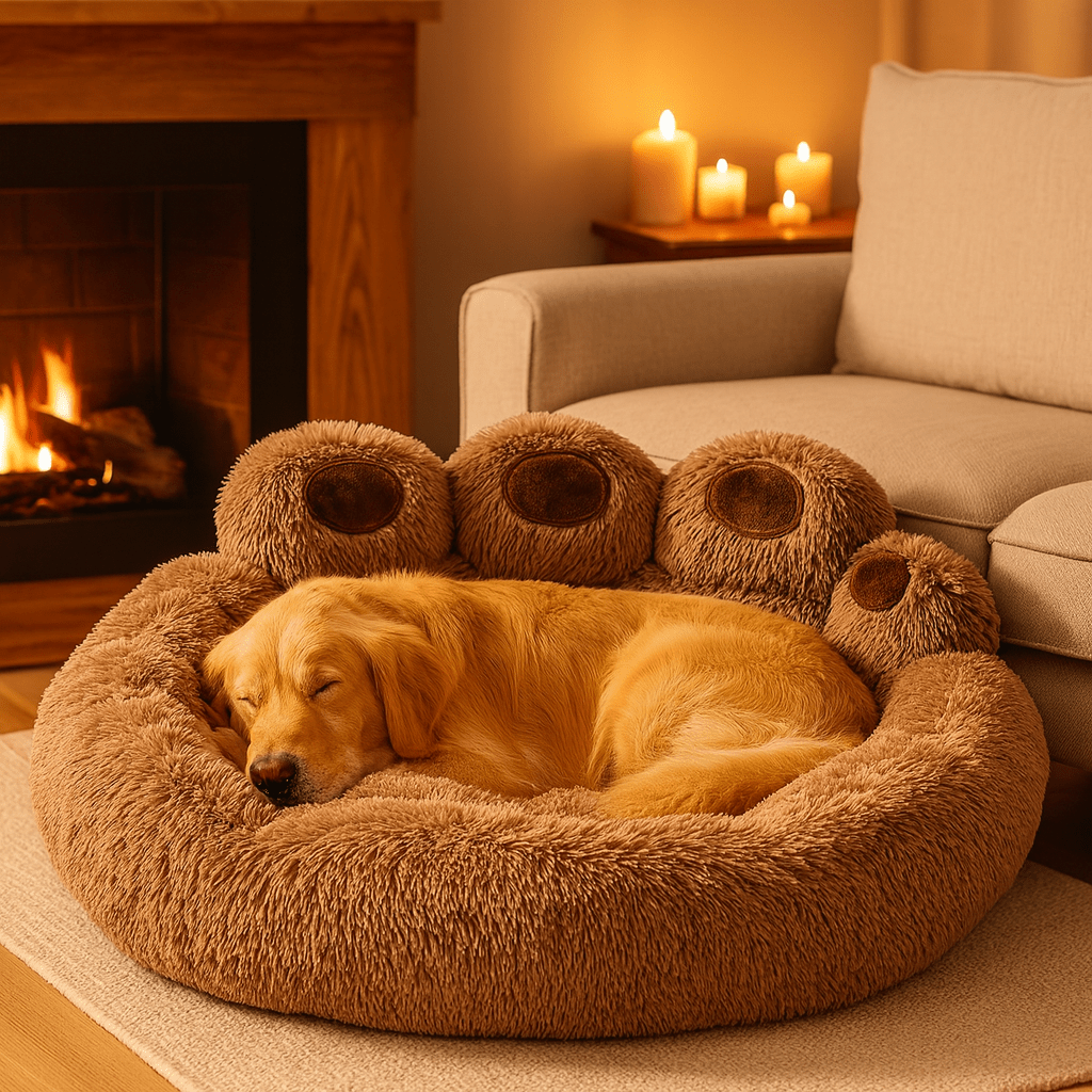 Lit en Peluche Confortable pour Chiens & ChatsPurravia Pet Living Store